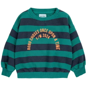 Stripes Sweatshirt by Bobo Choses - Last One In Stock - 10-11 Years