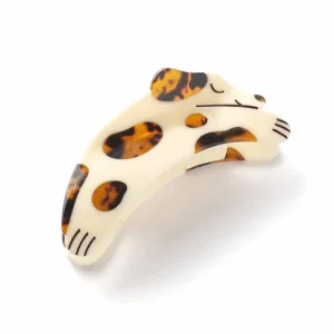 Tortie Puppy Hair Claw by Winona Irene