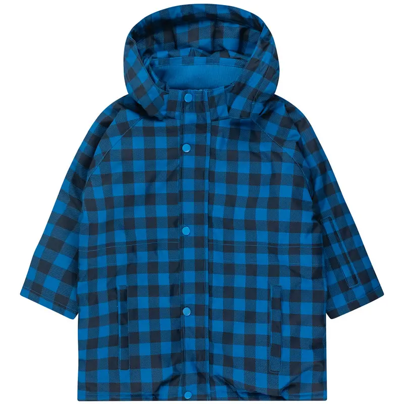 Vichy Snow Jacket in Blue / Navy by Tinycottons - Last Ones In Stock - 2-6 Years