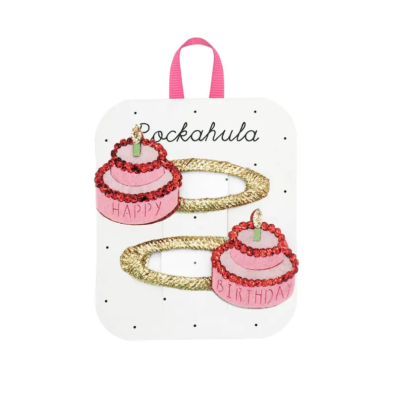 Birthday Cake Hair Clips by Rockahula
