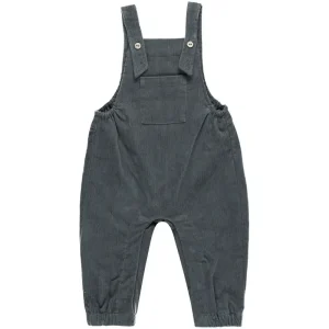 Corduroy Baby Overalls in Indigo by Quincy Mae
