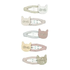 Cute Cats Mini Clic Clac Hair Clips by Mimi & Lula