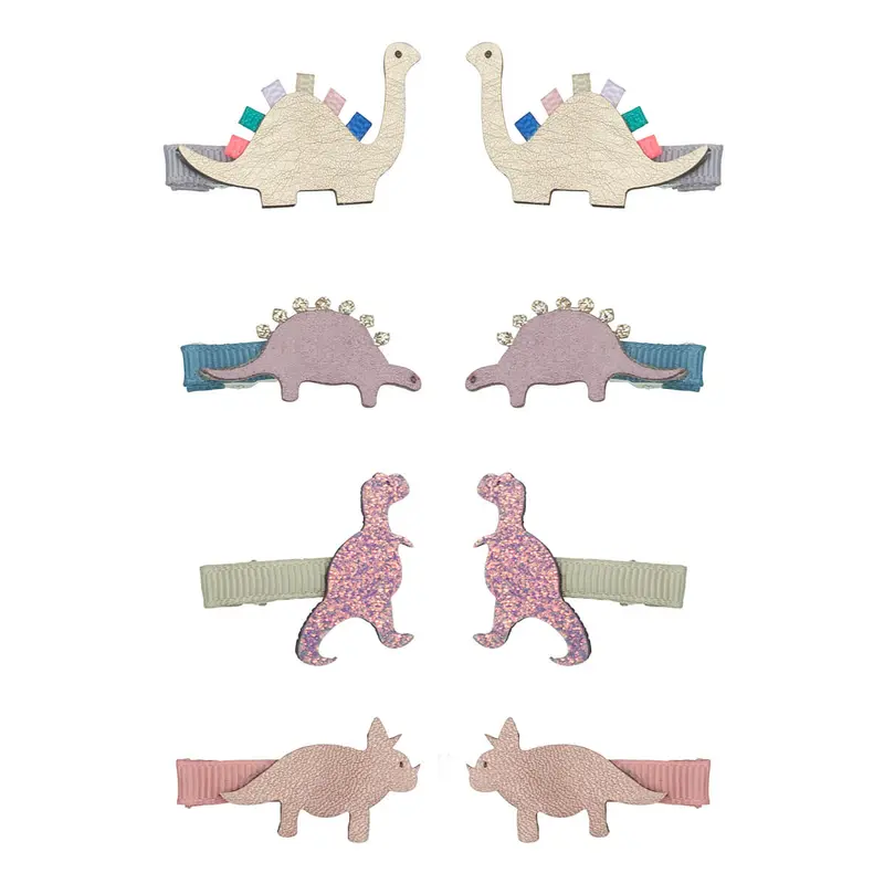 Dino Mini Hair Clips by Mimi & Lula