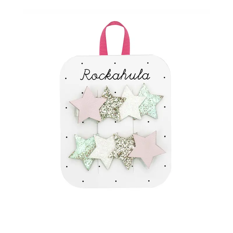 Enchanted Shimmer Star Hair Clips by Rockahula