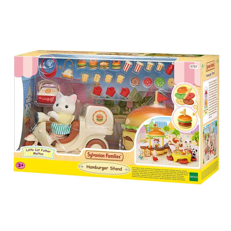 Hamburger Stand Playset by Sylvanian Families