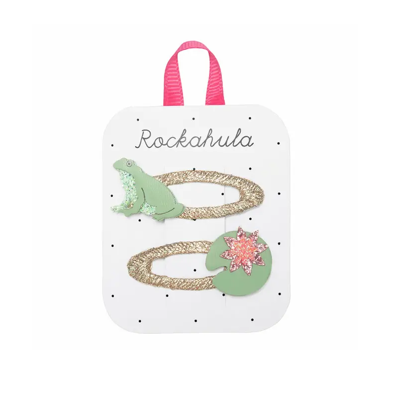 Kiss A Frog Hair Clips by Rockahula