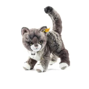 Kitty Cat (25cm) in Grey / Beige by Steiff