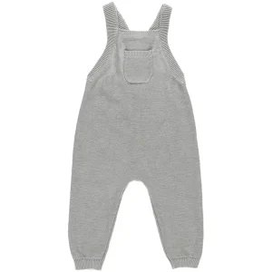 Knit Overall in Dusty Blue by Quincy Mae