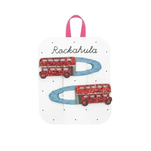 London Bus Hair Clips by Rockahula