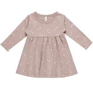 Long Sleeve Dress in Butterflies by Quincy Mae