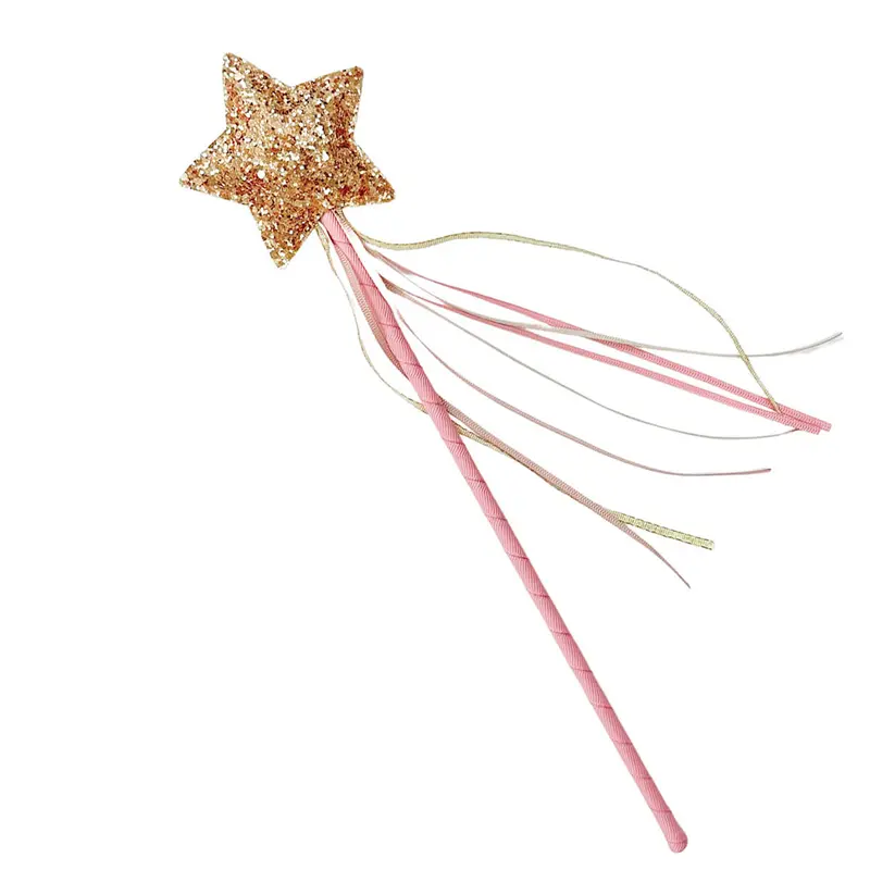 Pink Glitter Star Wand by Rockahula