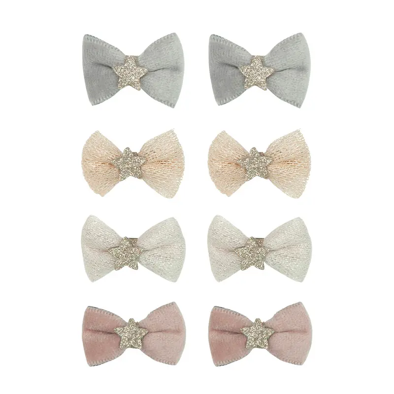Prima Ballerina Bow Mini Hair Clips by Mimi & Lula