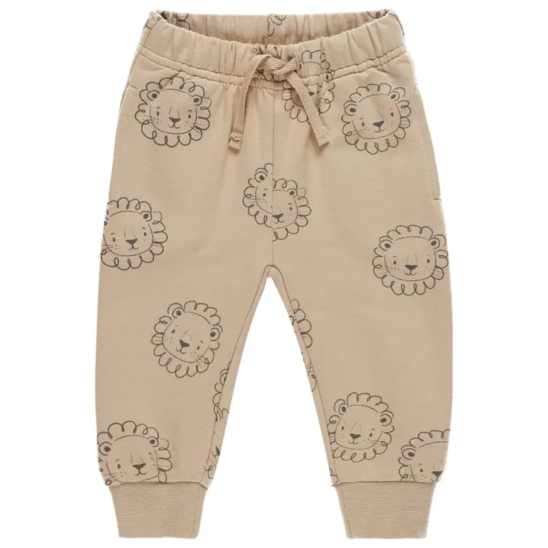 Relaxed Fleece Sweatpants in Lions by Quincy Mae