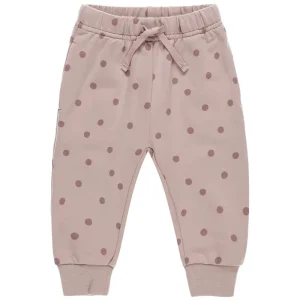 Relaxed Fleece Sweatpants in Polka Dots by Quincy Mae