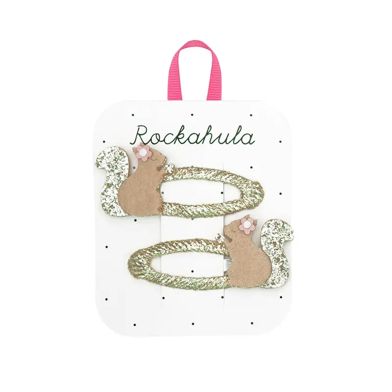 Sally Squirrel Hair Clips by Rockahula