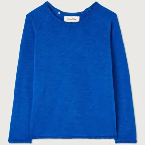 Sonoma Kid's Long Sleeve T Shirt in Vintage Prussian Blue by American Vintage