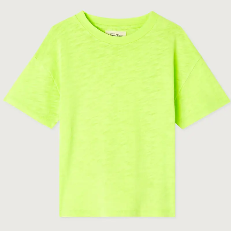 Sonoma Kid's T Shirt in Neon Yellow by American Vintage