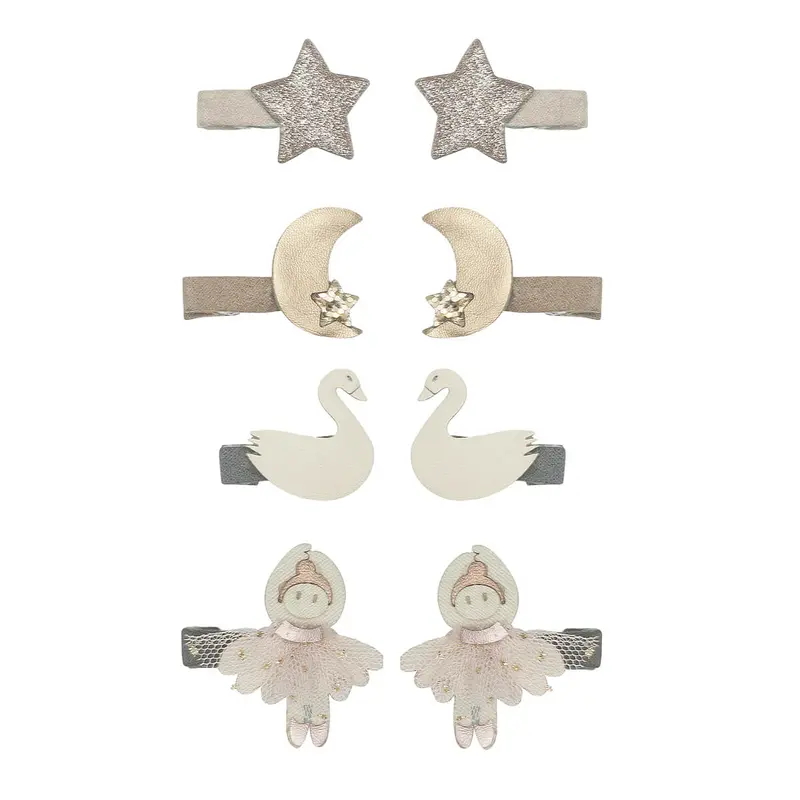 Swanlake Mini Hair Clips by Mimi & Lula