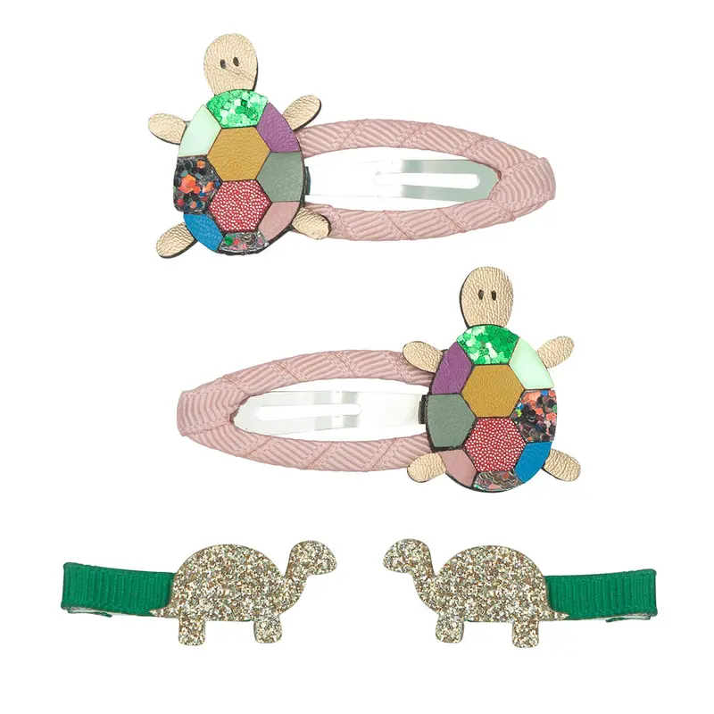 Technicolour Tortoise Clic Clac Hair Clips by Mimi & Lula