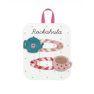 Time For Tea Hair Clips by Rockahula