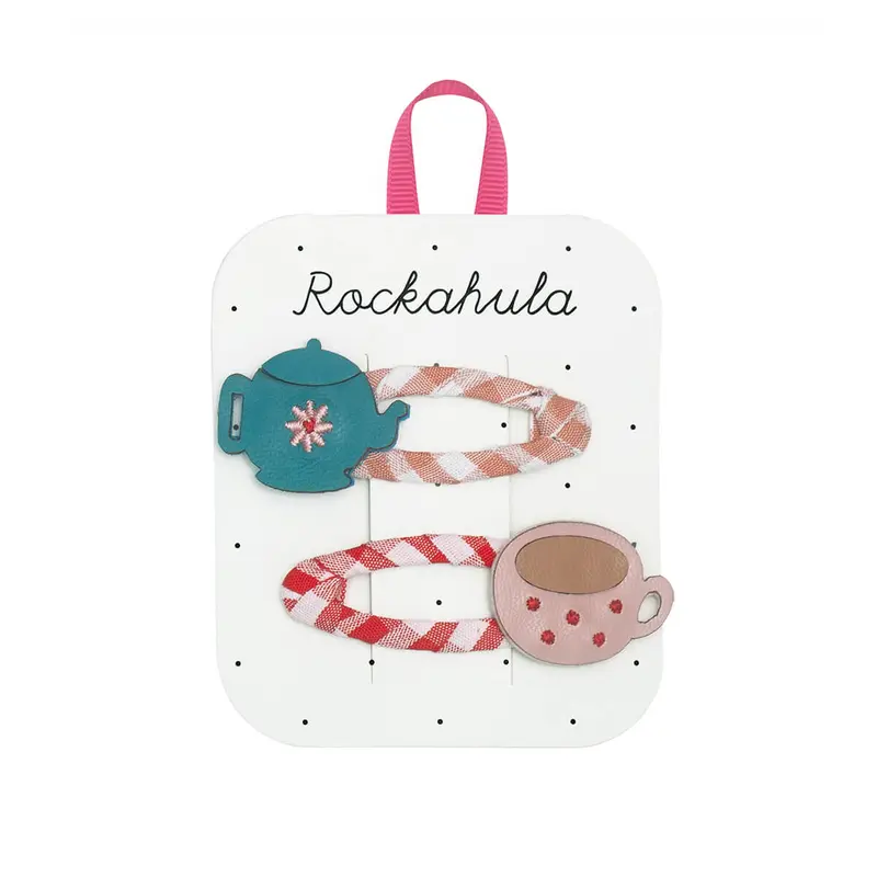 Time For Tea Hair Clips by Rockahula