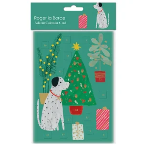 Chou Chou Chien Advent Calendar Greetings Card By Roger La Borde