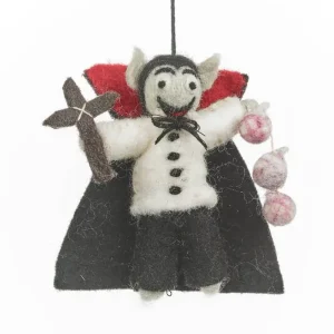 Dracula The Vampire Hanging Halloween Decoration by Felt So Good