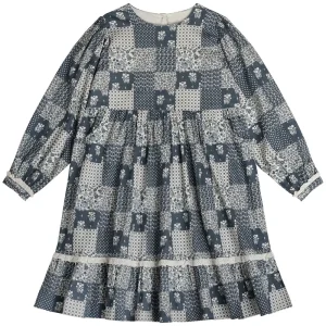 Florrie Dress in Patchwork Print Floral by Little Cotton Clothes - Last Ones In Stock - 3-6 Years