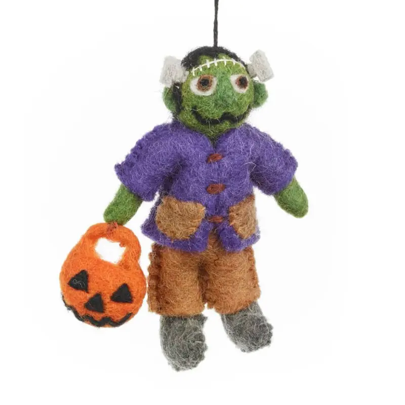 Frankenstein Hanging Halloween Decoration by Felt So Good