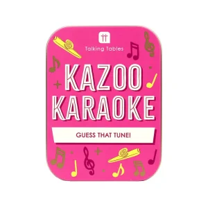 Fun In A Tin Kazoo Karaoke by Talking Tables