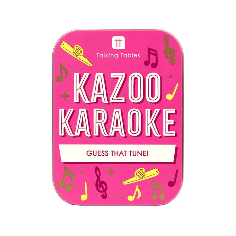 Fun In A Tin Kazoo Karaoke by Talking Tables