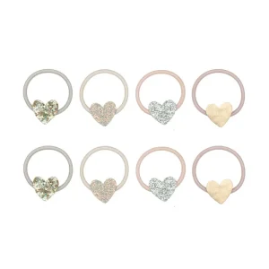Heart Mini Ponies Hair Bands by Mimi & Lula