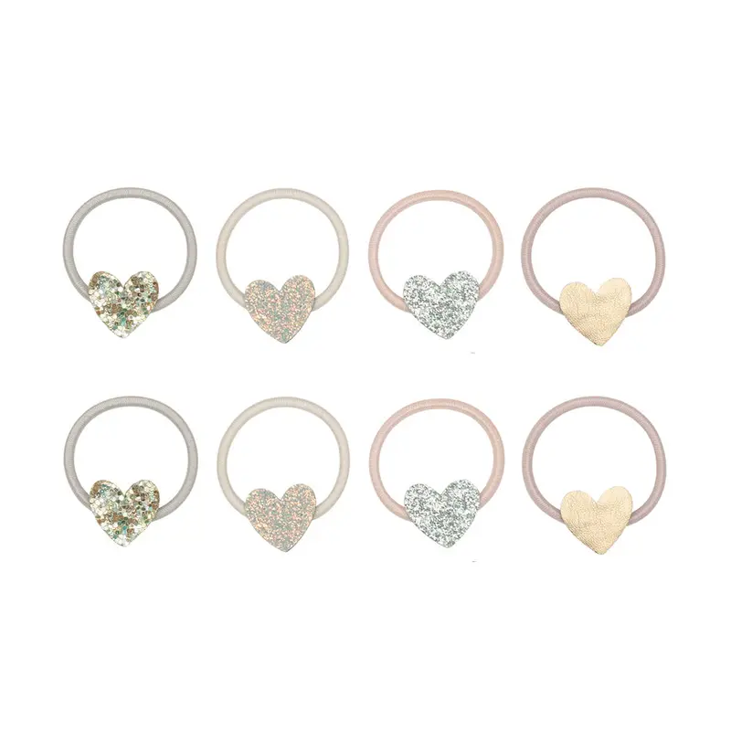 Heart Mini Ponies Hair Bands by Mimi & Lula
