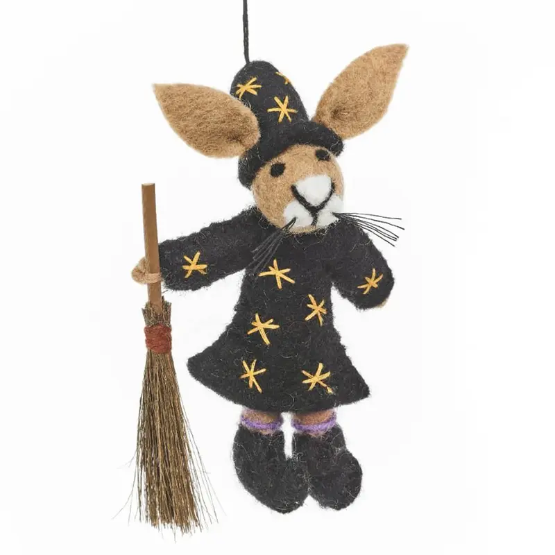 Hocus Pocus Hare Hanging Halloween Decoration by Felt So Good