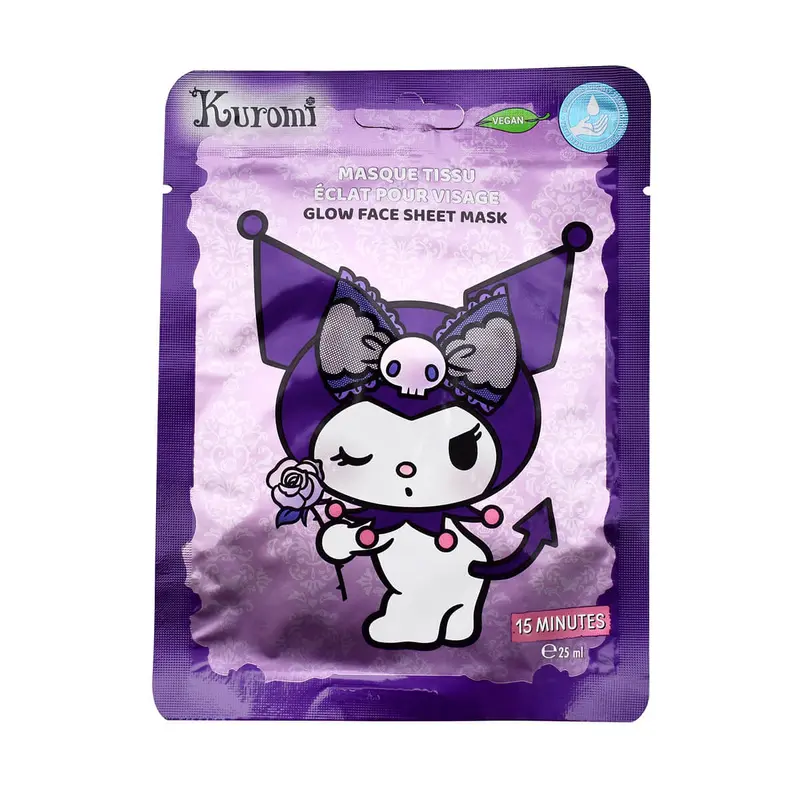 Kuromi Glow Face Tissue Mask by Take Care