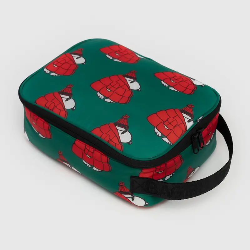 Lunch Box in Puffer Snoopy Red by Baggu