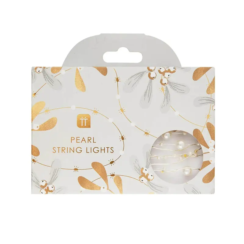 Mistletoe Pearl LED String Lights by Talking Tables