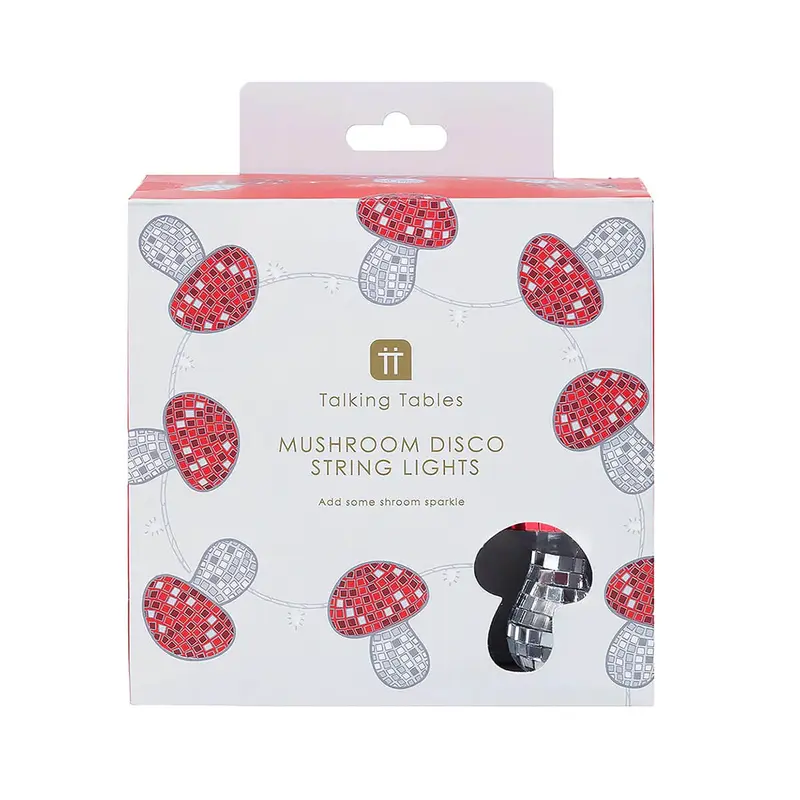 Mushroom Disco LED String Lights by Talking Tables