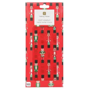 Nutcracker Tissue Paper (4 Sheets) by Talking Tables