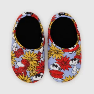 Puffy Slippers in Floral Snoopy by Baggu