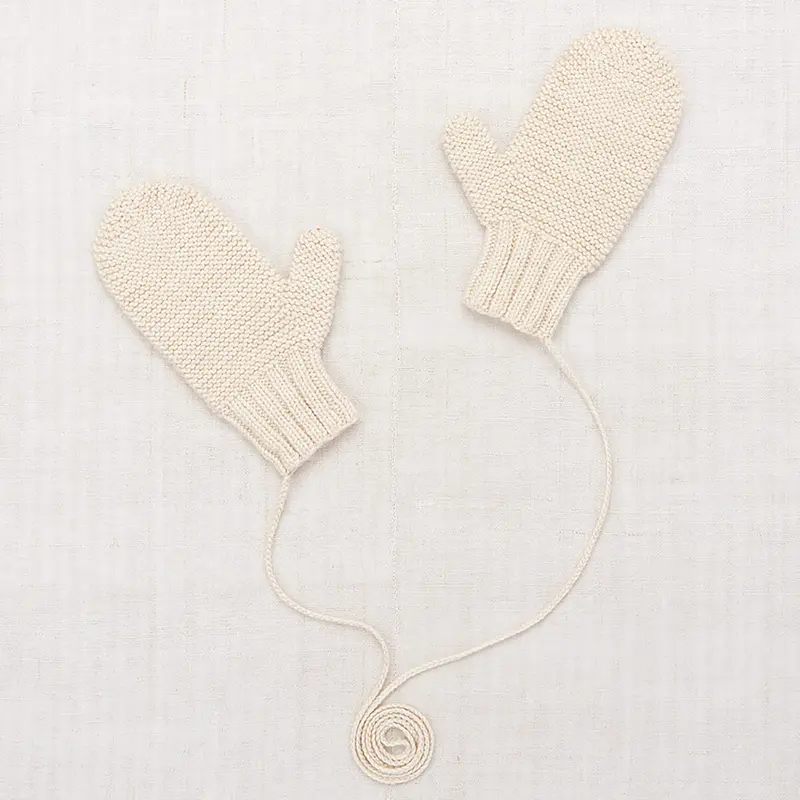 Safe Harbour Mittens in String by Misha & Puff