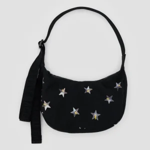 Small Nylon Crescent Bag in Stars by Baggu