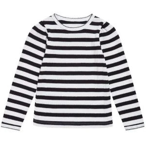 Striped Jersey Tee in Blue by Little Cotton Clothes