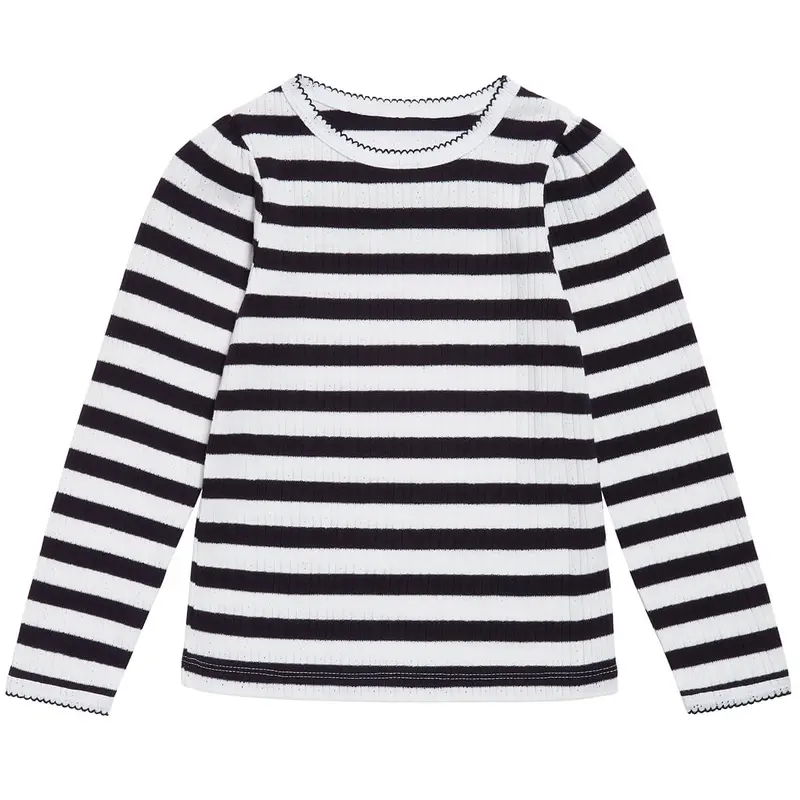 Striped Jersey Tee in Blue by Little Cotton Clothes