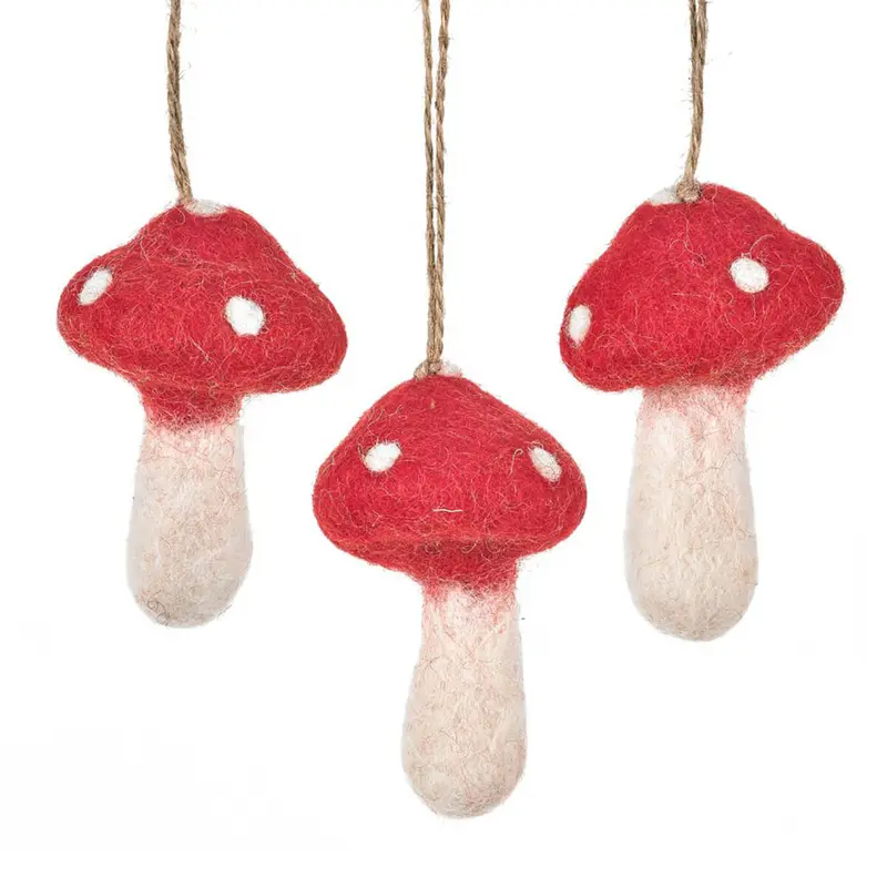 Toadstools Hanging Decoration by Felt So Good