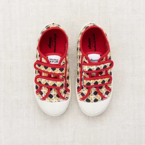 Velcro Sneaker in Licorice Lattice by Misha & Puff