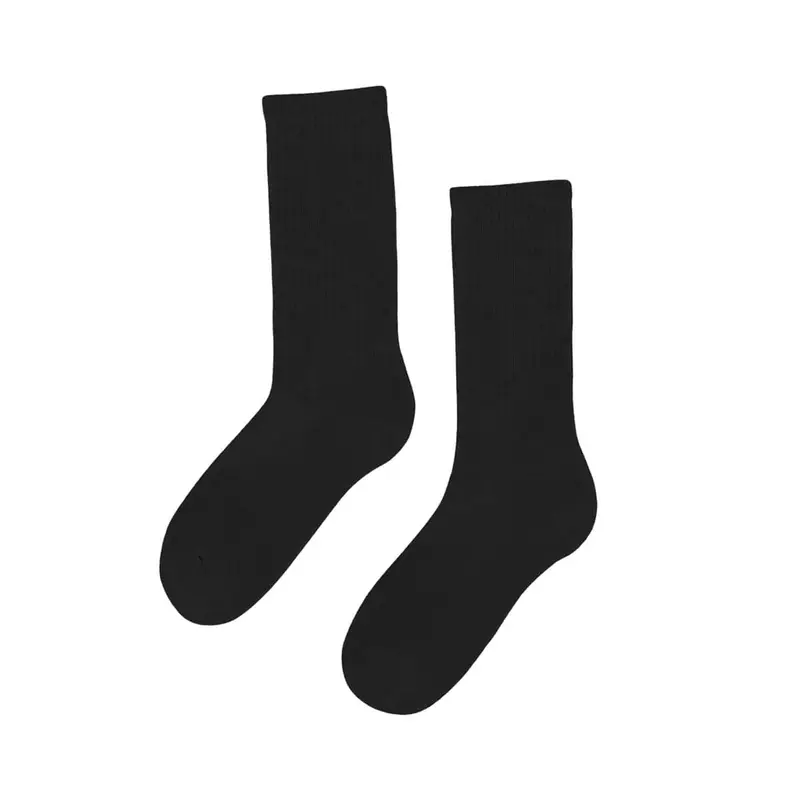 Active Socks in Deep Black by Colorful Standard