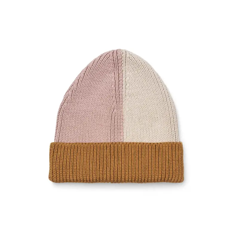 Ezra Beanie in Warm Lavender Mix by Liewood - Last One In Stock - 1-2 Years