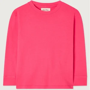 Gamipy Kid's Long Sleeve T Shirt in Hortensia Fluo by American Vintage