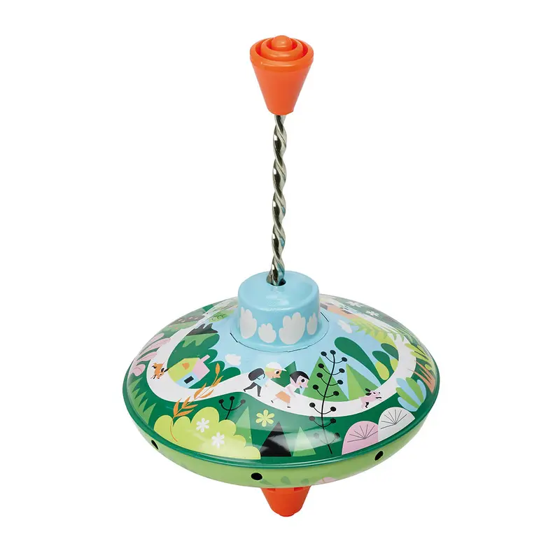 Ingela P. Arrhenius Tin Spinning Top by Vilac